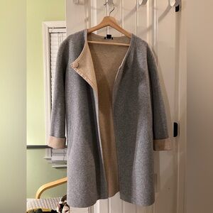 Theory Nyma Drape Front Coat